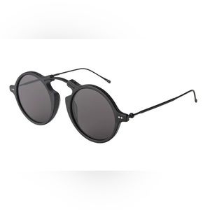 Illesteva Roma II Mayte Black Grey Flat Lenses